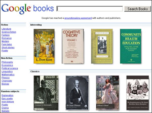 The new Google Books homepage